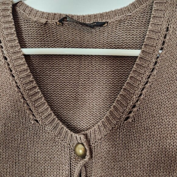 BCBGMaxAzria Short Sleeve Long Cardigan - Picture 3 of 8